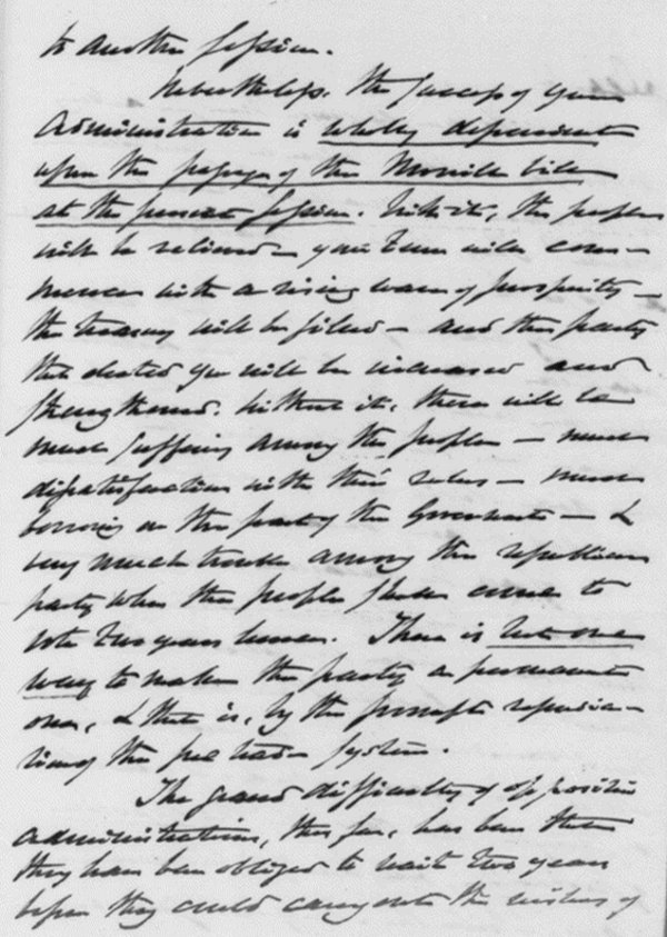 Carey Letter, Jan. 2, 1861, Page 2