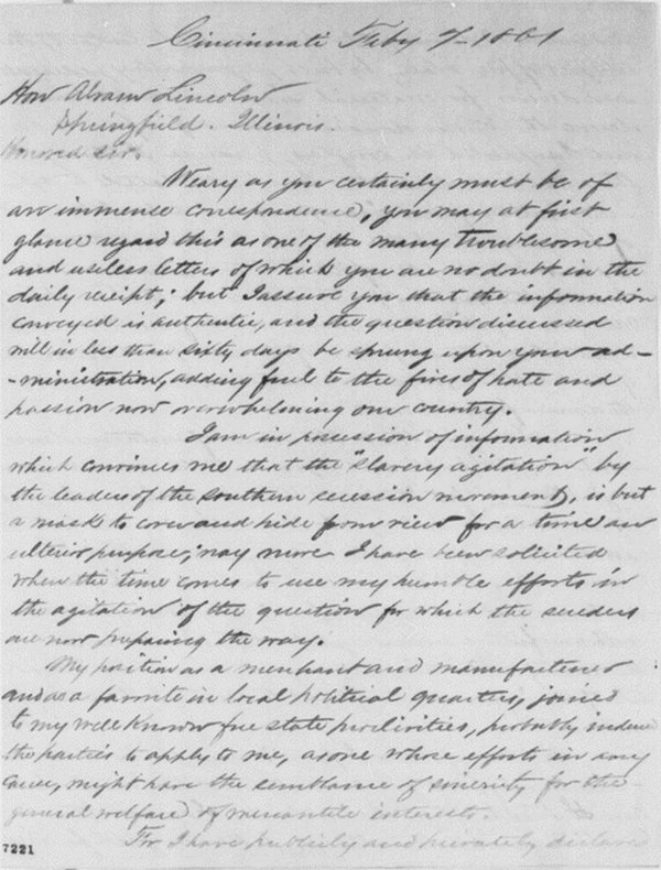 Hosea Letter Page 1