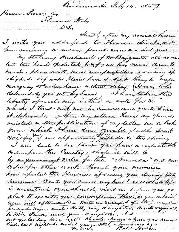 Hosea Letter to Powers
