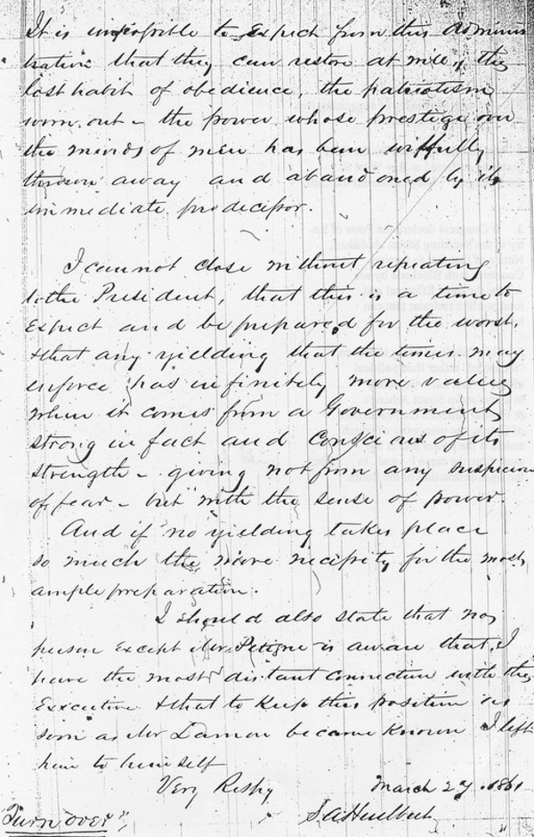 Hurlbut Letter Page 15