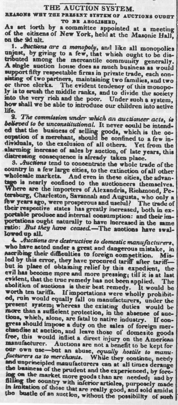 The Auction System article 1